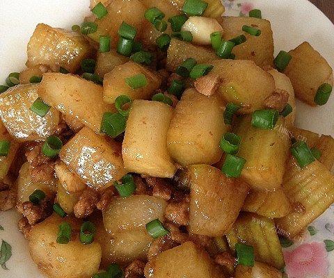 家常红烧冬瓜