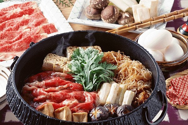 家常鸡素烧日式火锅
