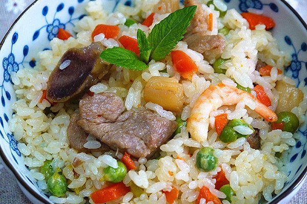家常豌豆饭