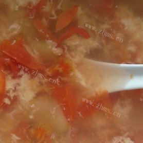 西红柿翡翠蛋花汤