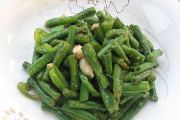 清炒豇豆