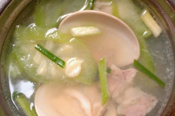 车螺丝瓜瘦肉汤