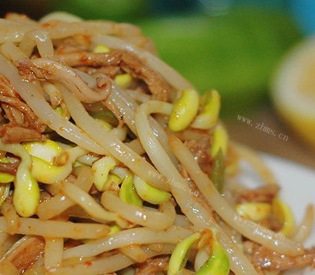 豆芽鸭丝