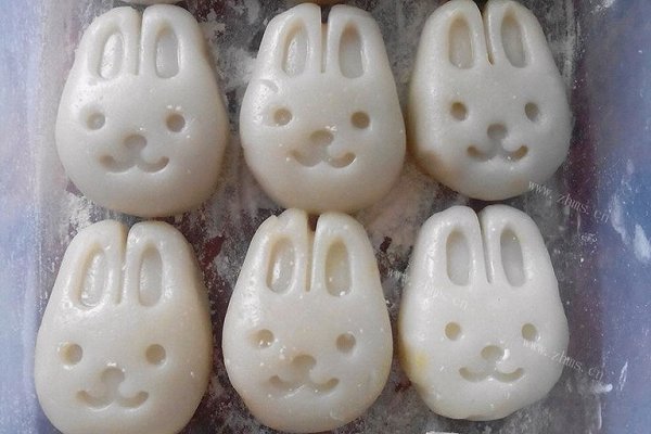冰皮月饼之可爱兔子