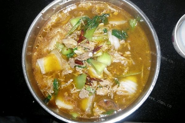 懒人版水煮肉片