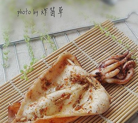 香辣烤鱿鱼
