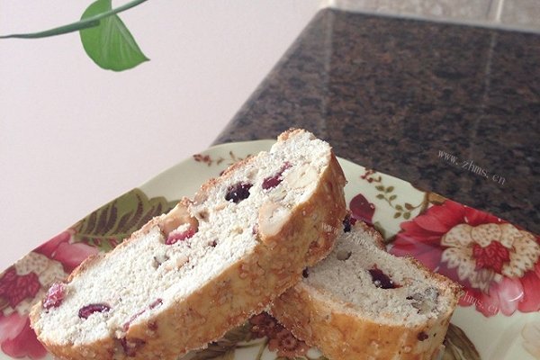 小红莓坚果意式咖啡饼干Biscotti