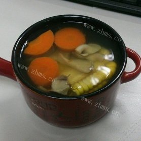 萝卜玉米蘑菇汤
