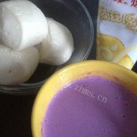自制紫薯牛奶