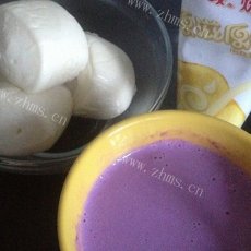 自制紫薯牛奶