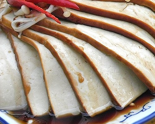 豆干扣金菇