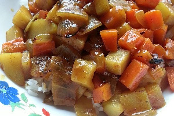 健康咖喱饭（一人份）