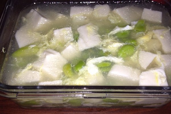家常蚕豆豆腐汤