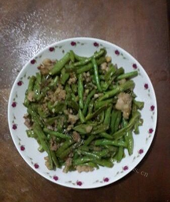 豆角肉沫