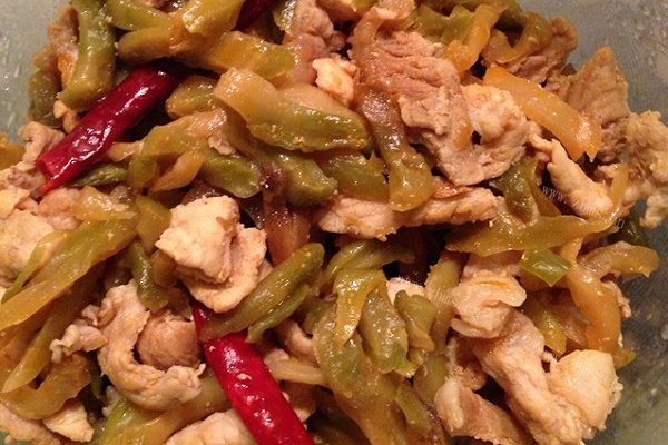 自制榨菜肉丝