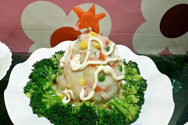 土豆泥圣诞树