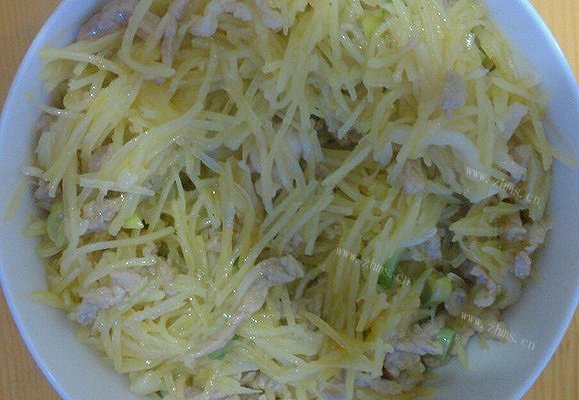 土豆丝炒肉丝