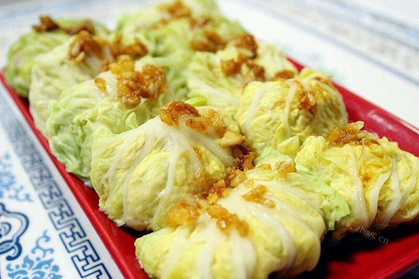 白菜鸡肉卷