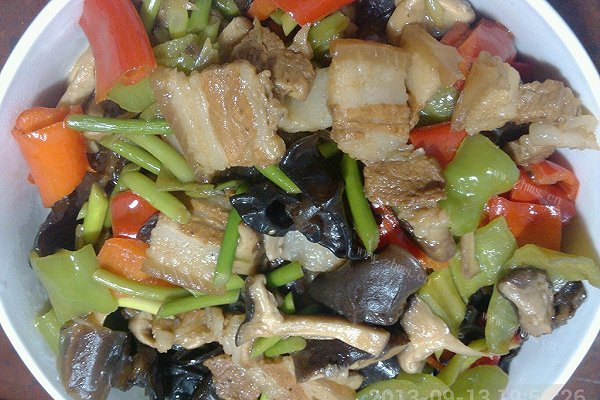不带郫县豆瓣的回锅肉