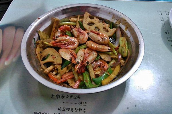 北极虾麻辣干锅