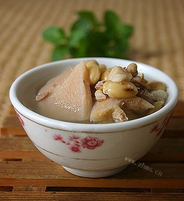 茯苓炒扁豆薏米淮山谷牙麦芽猪骨汤