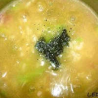 绿豆薏米辣酱粥