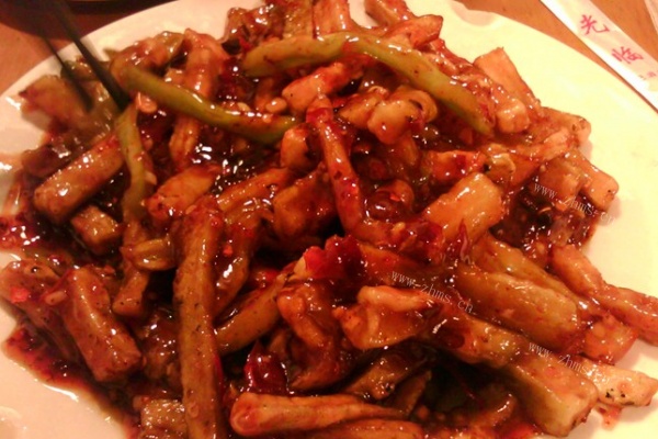 香甜的鱼香茄条