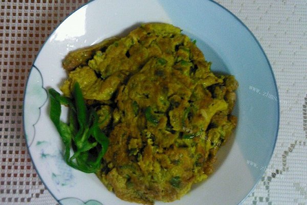香椿煎鸡蛋