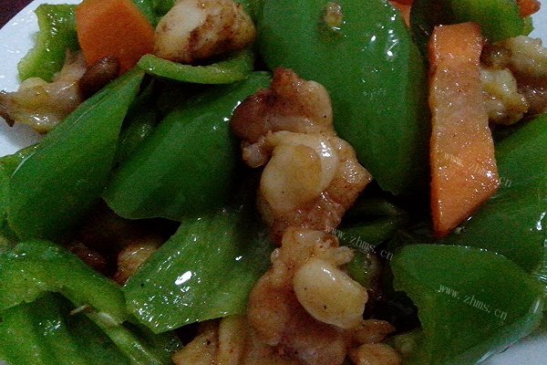 鸡脆骨炒青椒
