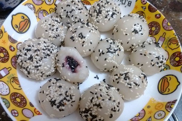 蓝莓糯米糍
