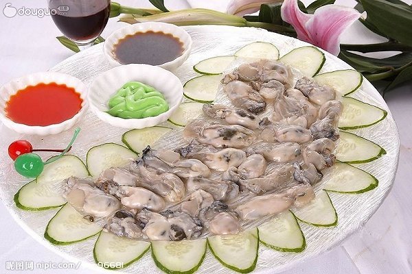 凉拌生牡蛎（生蚝）