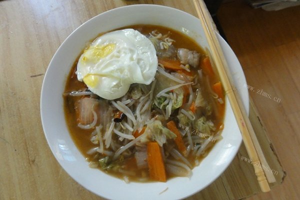 韩式酸辣花肉面