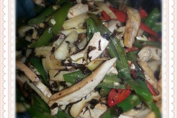 家常二鲜炒豆干