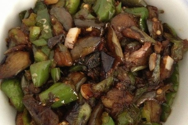 家常青椒茄子