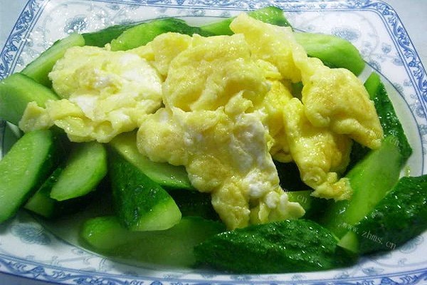 黄瓜炒鸡蛋