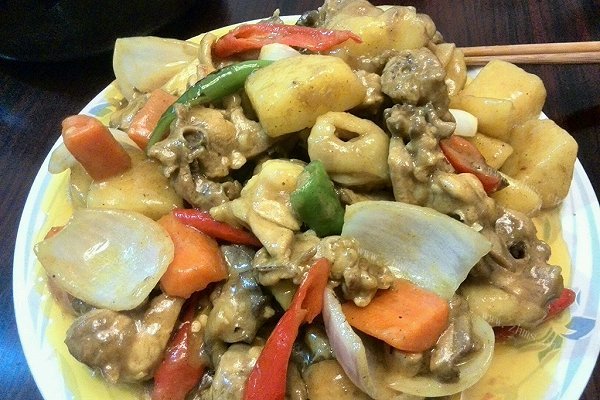 自制咖喱鸡块