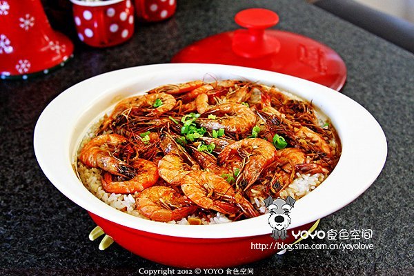 家常红酒烩虾饭