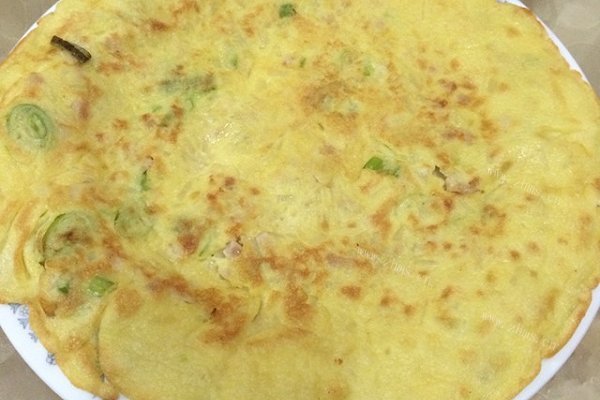 自制玖玖鸡蛋香肉饼