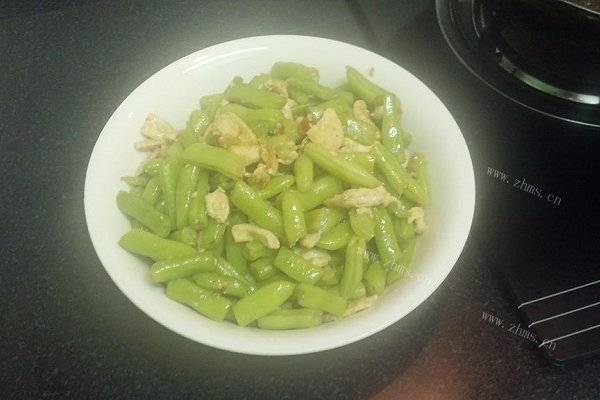 鸡肉丝炒豆角