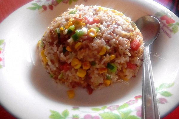自制五谷饭炒饭