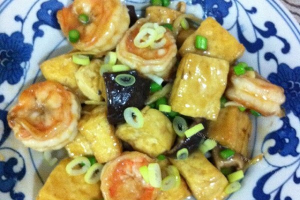 虾仁豆腐