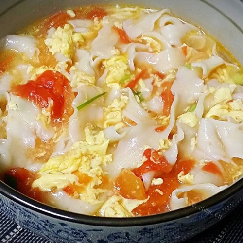 五味俱全的西红柿鸡蛋面