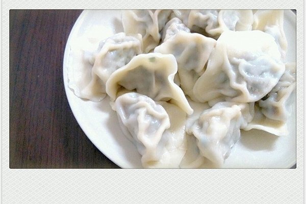 灌汤韭菜肉饺子