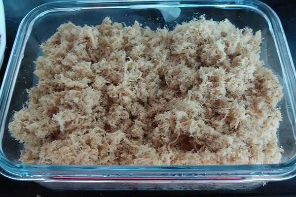 自制面包机版肉松