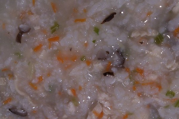 香菇鸡肉粥