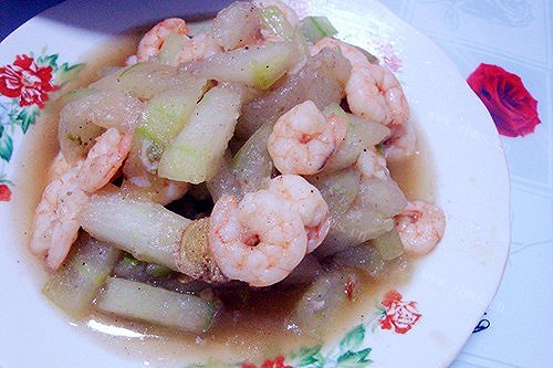 冬瓜炒虾仁