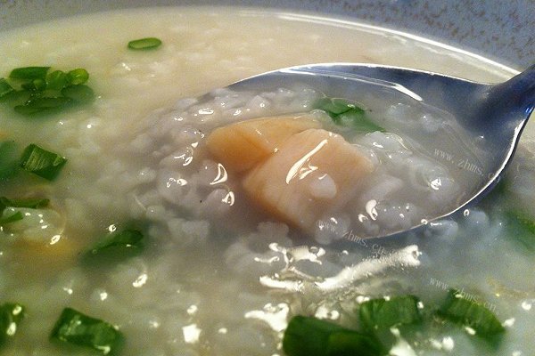 干贝蛤蜊海鲜粥