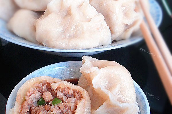 自制杏鲍菇饺子