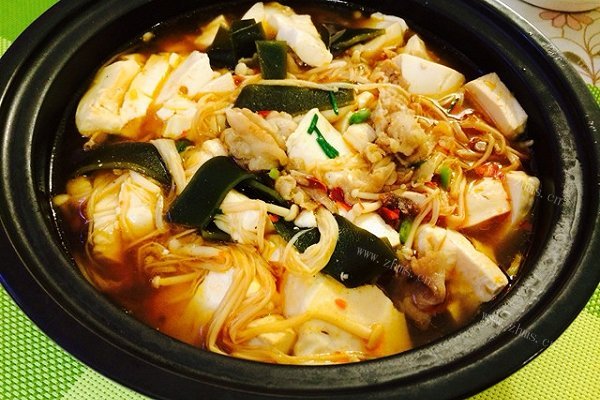 韩式海带豆腐锅