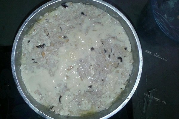 蒸肉饼